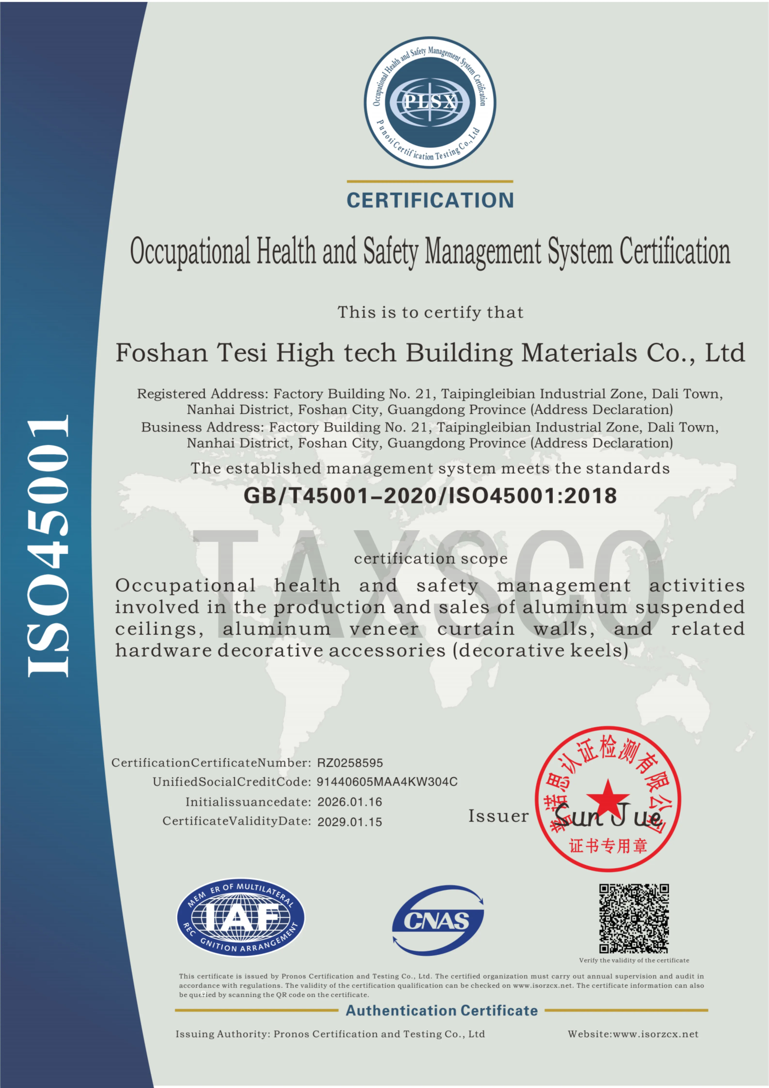 ISO 14001:2015 Environmental Management