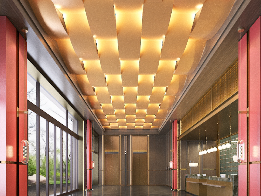Sky Wing Ribbon Ceiling