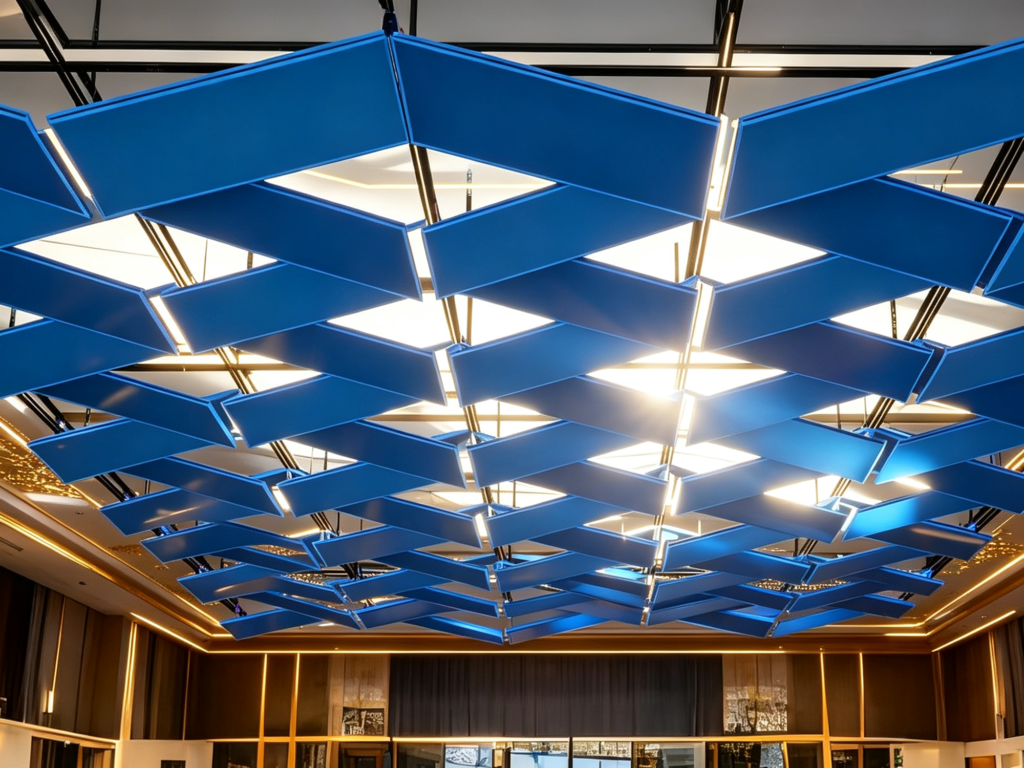 Slant Inclined Panel Ceiling